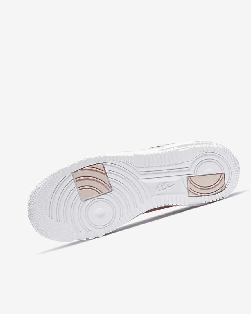 Beige / Black / White / Beige Nike Air Force 1 Pixel Women's Sneakers | CA_1182