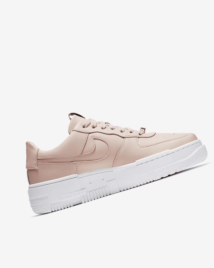 Beige / Black / White / Beige Nike Air Force 1 Pixel Women's Sneakers | CA_1182