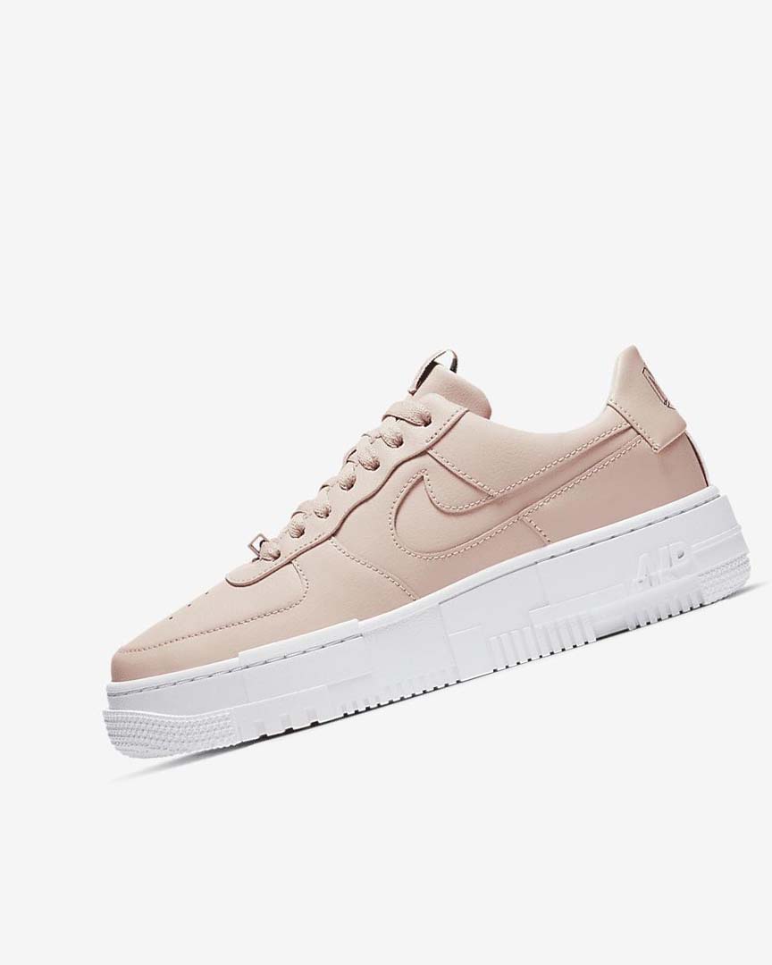 Beige / Black / White / Beige Nike Air Force 1 Pixel Women\'s Sneakers | CA_1182