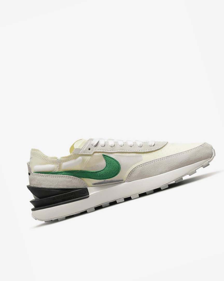 Beige / Green / Black Nike Waffle One Men's Sneakers | CA_4847