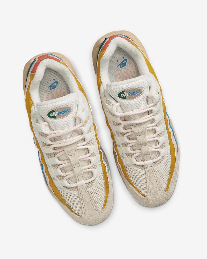 Beige / Multicolor Nike Air Max 95 Women's Casual Shoes | CA_2259