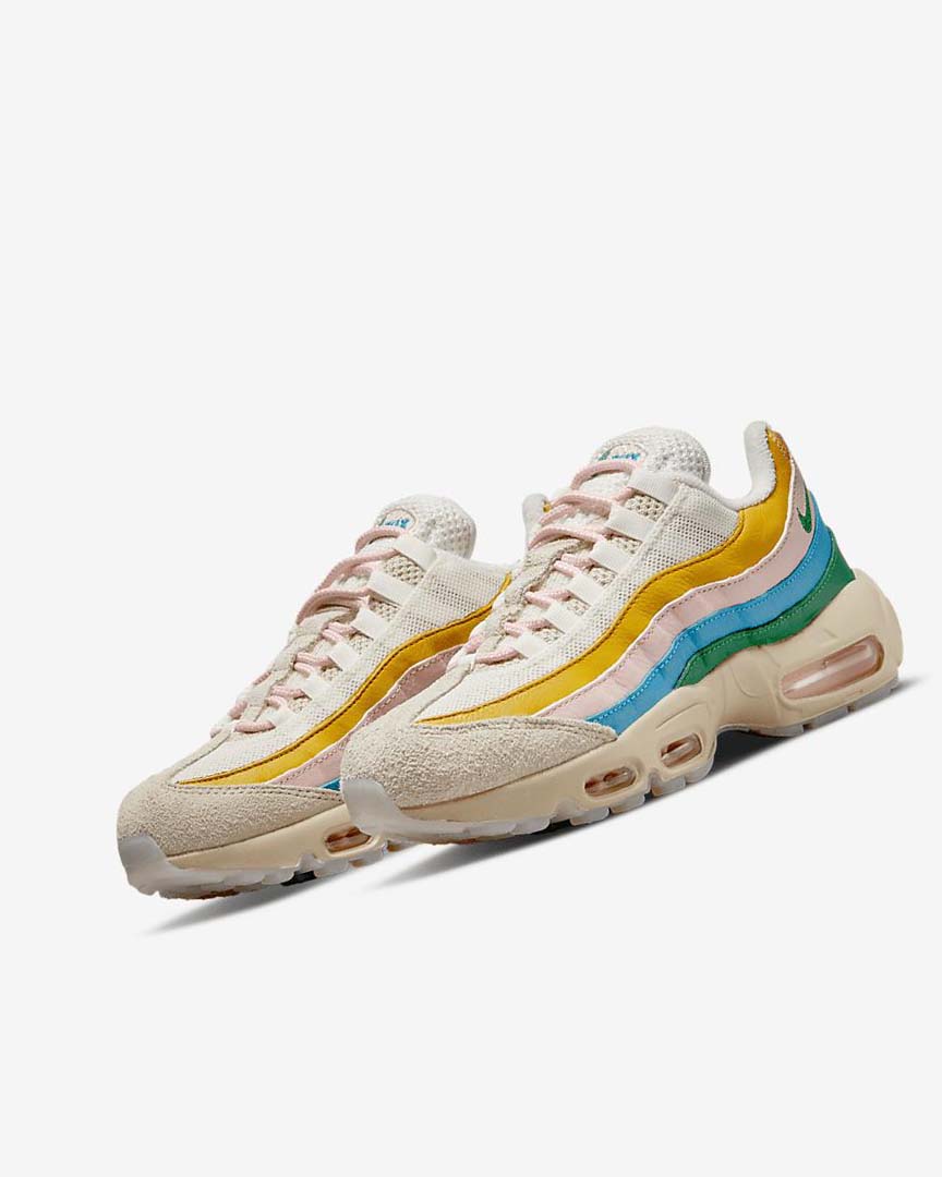 Beige / Multicolor Nike Air Max 95 Women's Casual Shoes | CA_2259