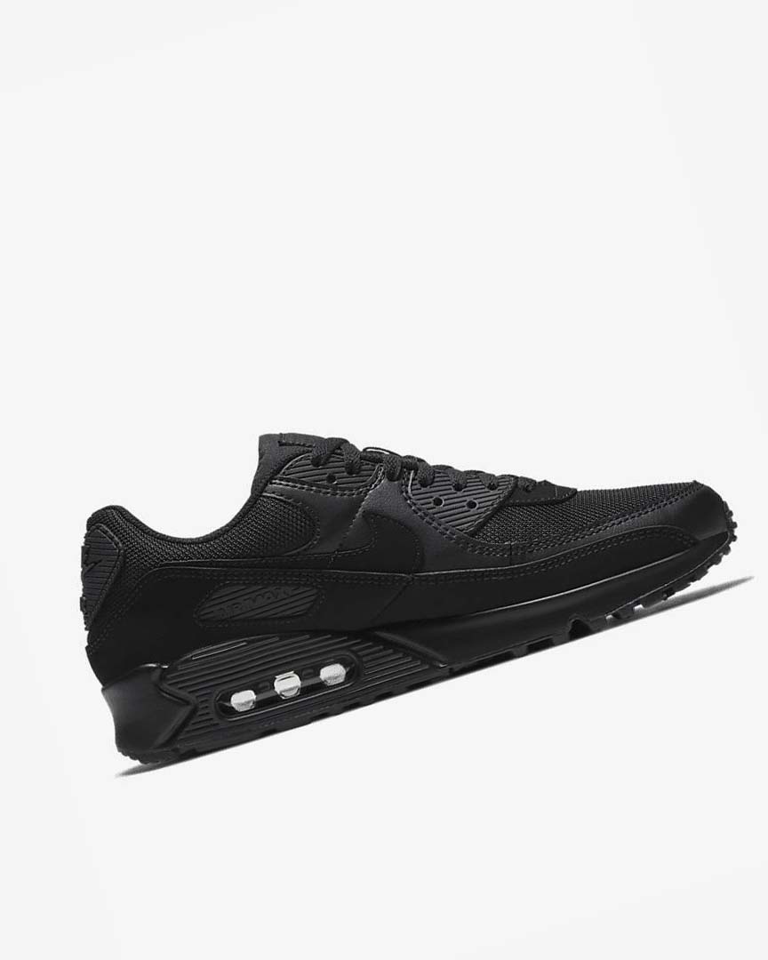 Black / Black / Black / Black Nike Air Max 90 Men's Casual Shoes | CA_2389