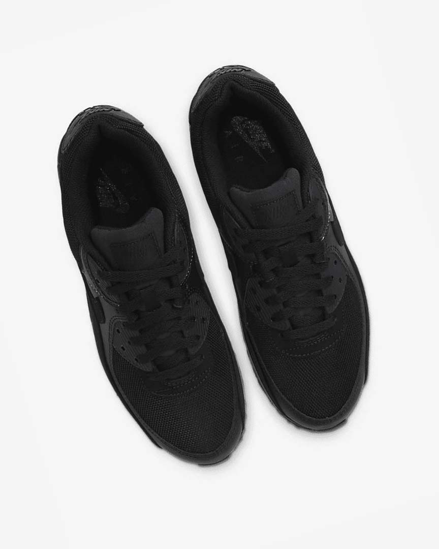 Black / Black / Black / Black Nike Air Max 90 Men's Casual Shoes | CA_2389