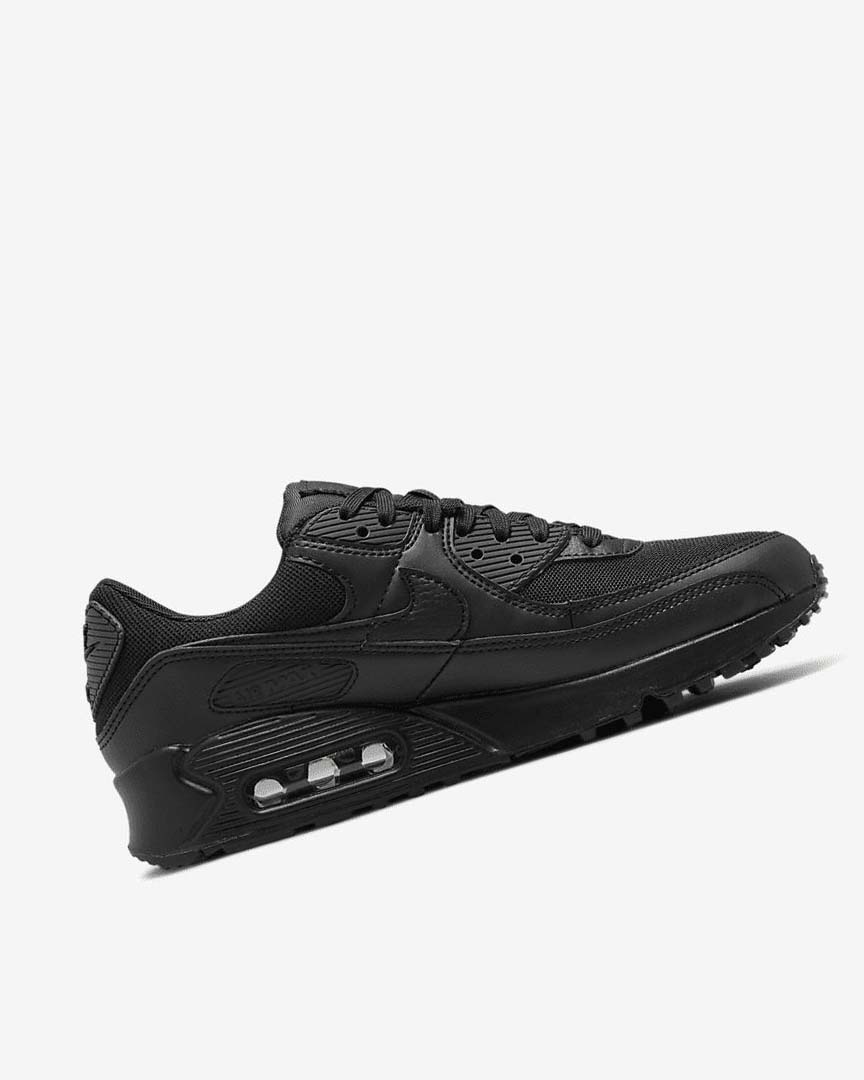 Black / Black / Black / Black Nike Air Max 90 Women's Casual Shoes | CA_4949