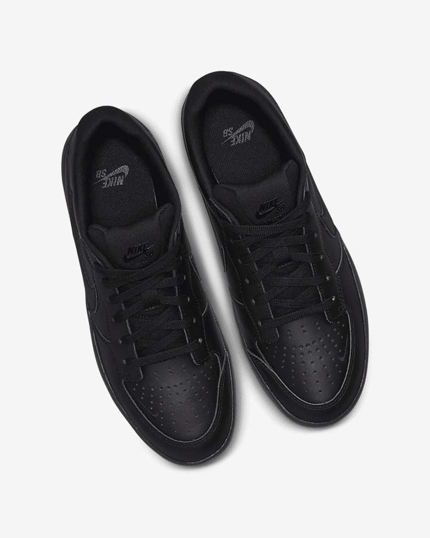 Black / Black / Black / Black Nike SB Force 58 Premium Women's Skate Shoes | CA_4940