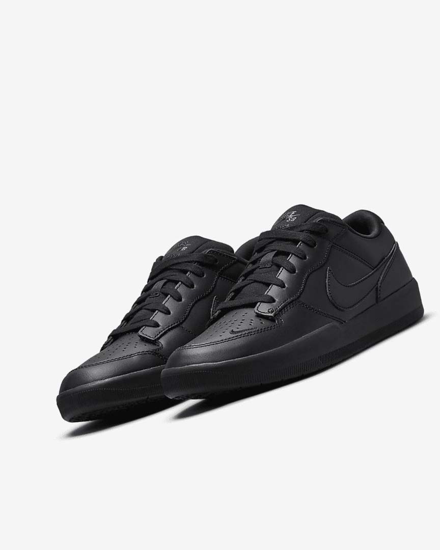 Black / Black / Black / Black Nike SB Force 58 Premium Women's Skate Shoes | CA_4940