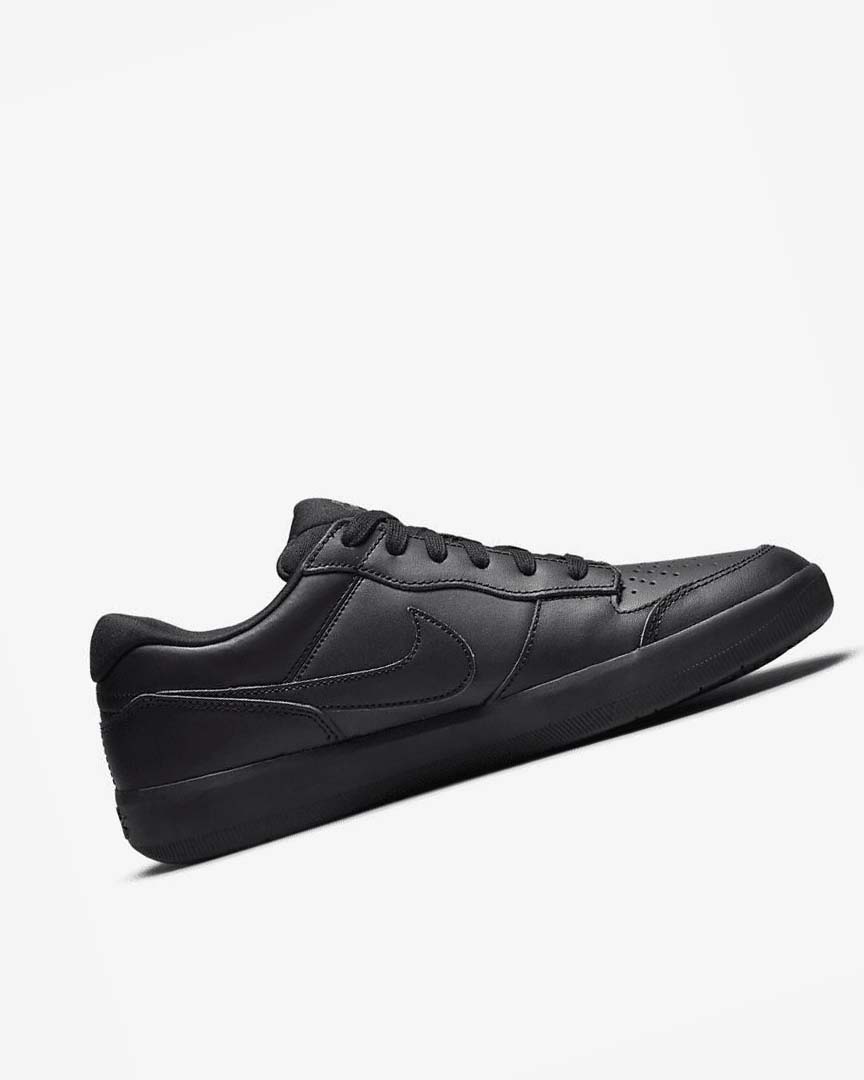 Black / Black / Black / Black Nike SB Force 58 Premium Men's Skate Shoes | CA_5557