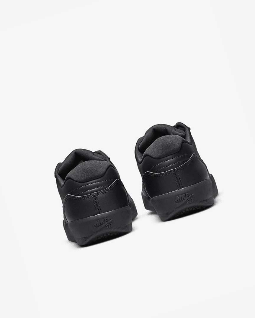 Black / Black / Black / Black Nike SB Force 58 Premium Men's Skate Shoes | CA_5557