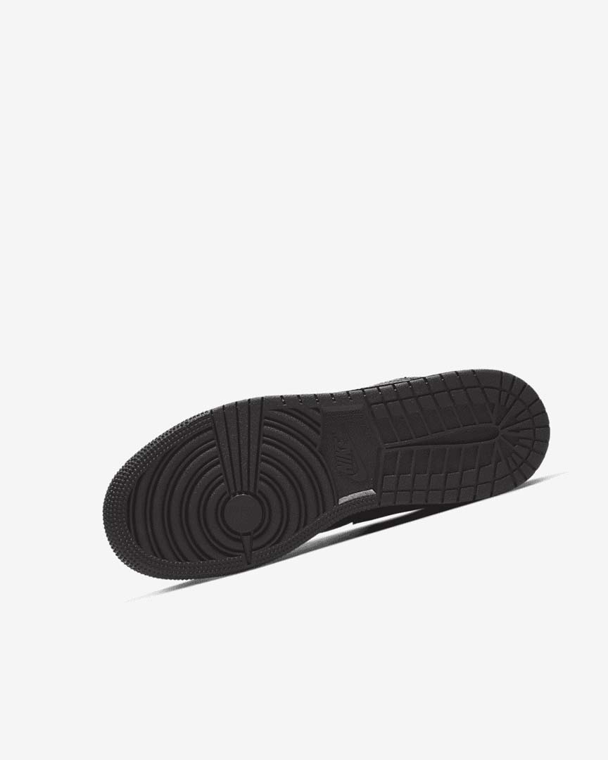 Black / Black / Black Nike Air Jordan 1 Low Boys' Sneakers | CA_3010