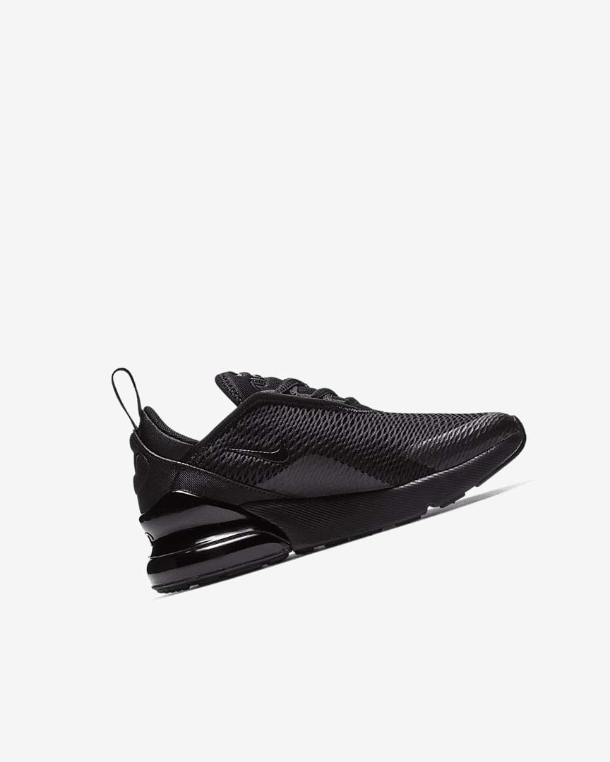 Black / Black / Black Nike Air Max 270 Boys' Casual Shoes | CA_4692