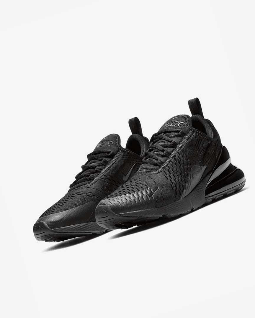 Black / Black / Black Nike Air Max 270 Men's Casual Shoes | CA_1151