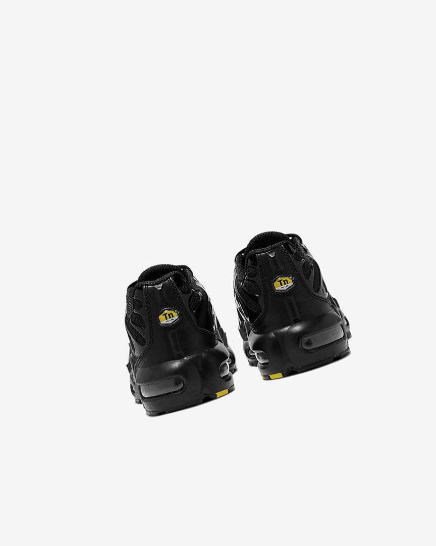 Black / Black / Black Nike Air Max Plus Boys' Sneakers | CA_1132