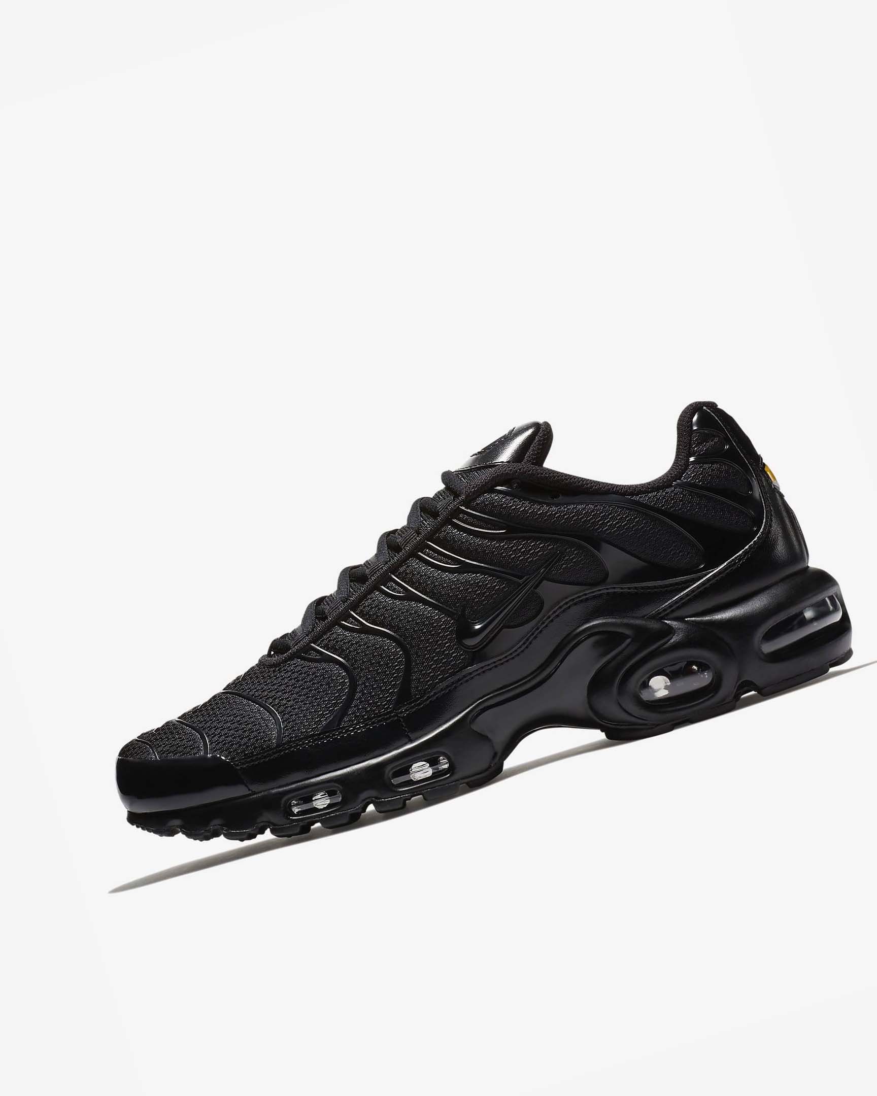 Black / Black / Black Nike Air Max Plus Men\'s Sneakers | CA_2529
