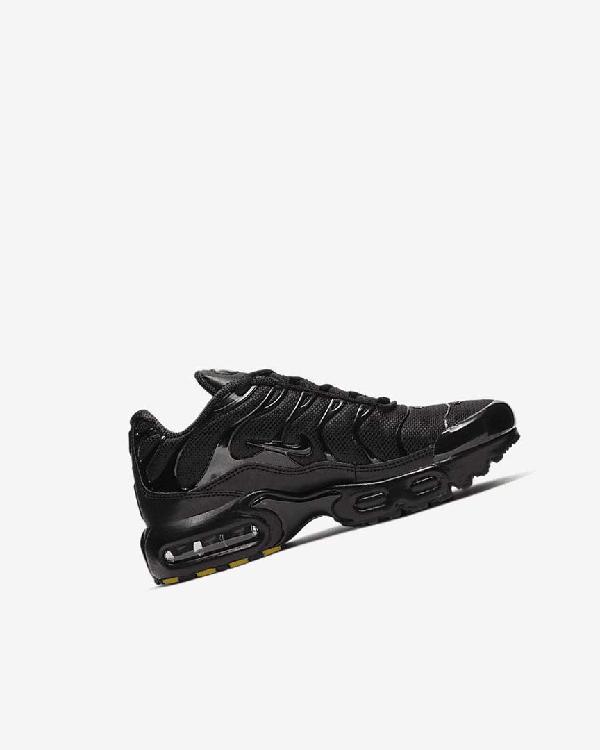 Black / Black / Black Nike Air Max Plus Boys' Sneakers | CA_5108