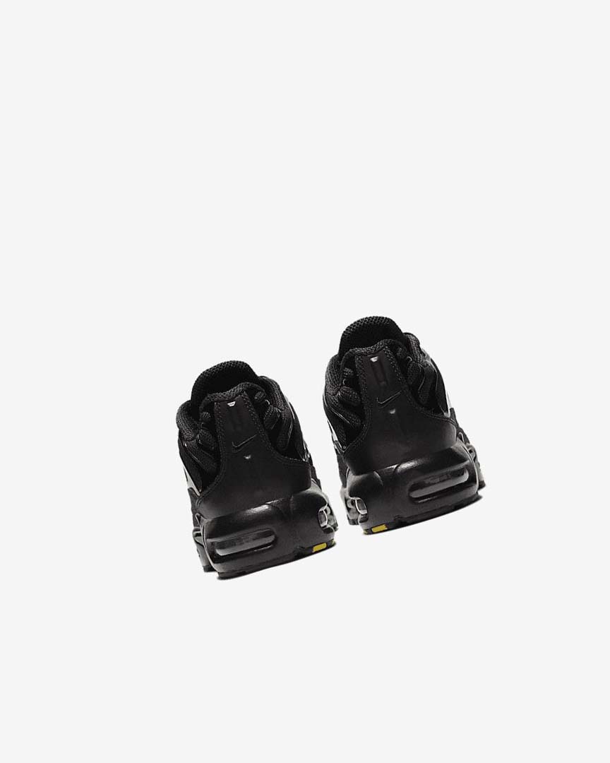 Black / Black / Black Nike Air Max Plus Boys' Sneakers | CA_5108