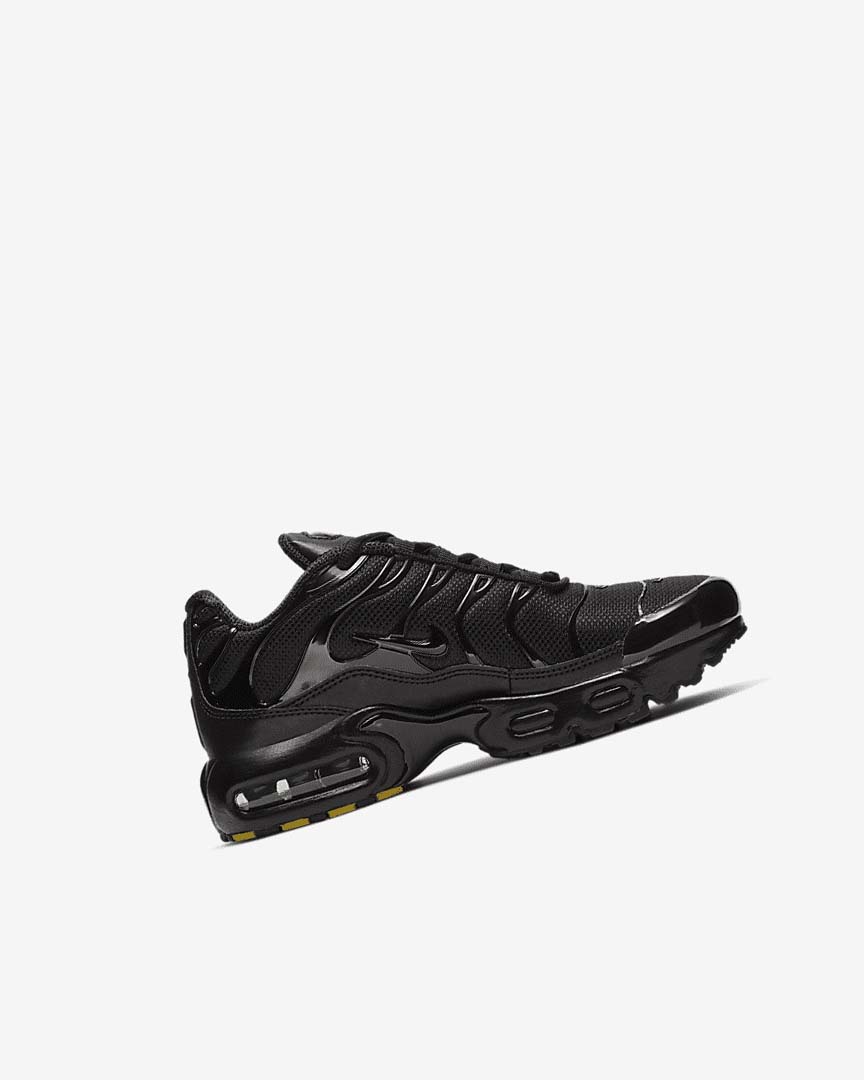 Black / Black / Black Nike Air Max Plus Girls' Sneakers | CA_5244