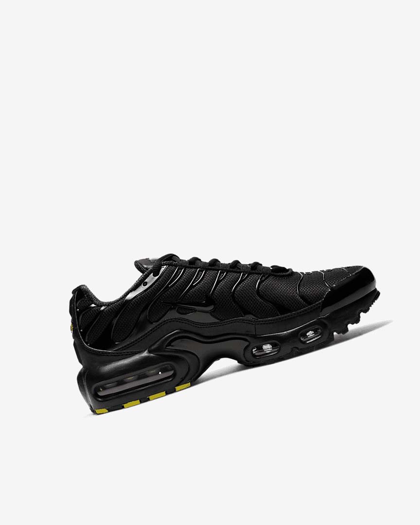 Black / Black / Black Nike Air Max Plus Girls' Sneakers | CA_5437