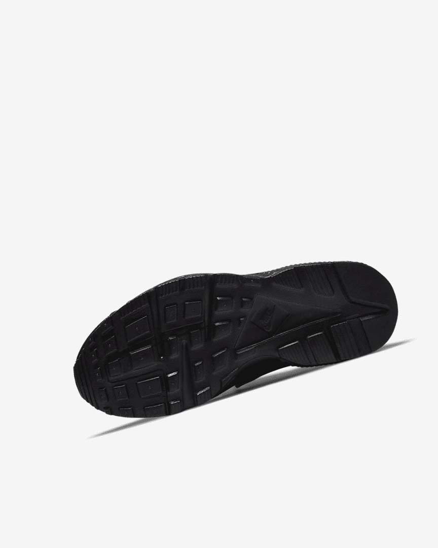 Black / Black / Black Nike Huarache Run Boys' Shoes | CA_4562