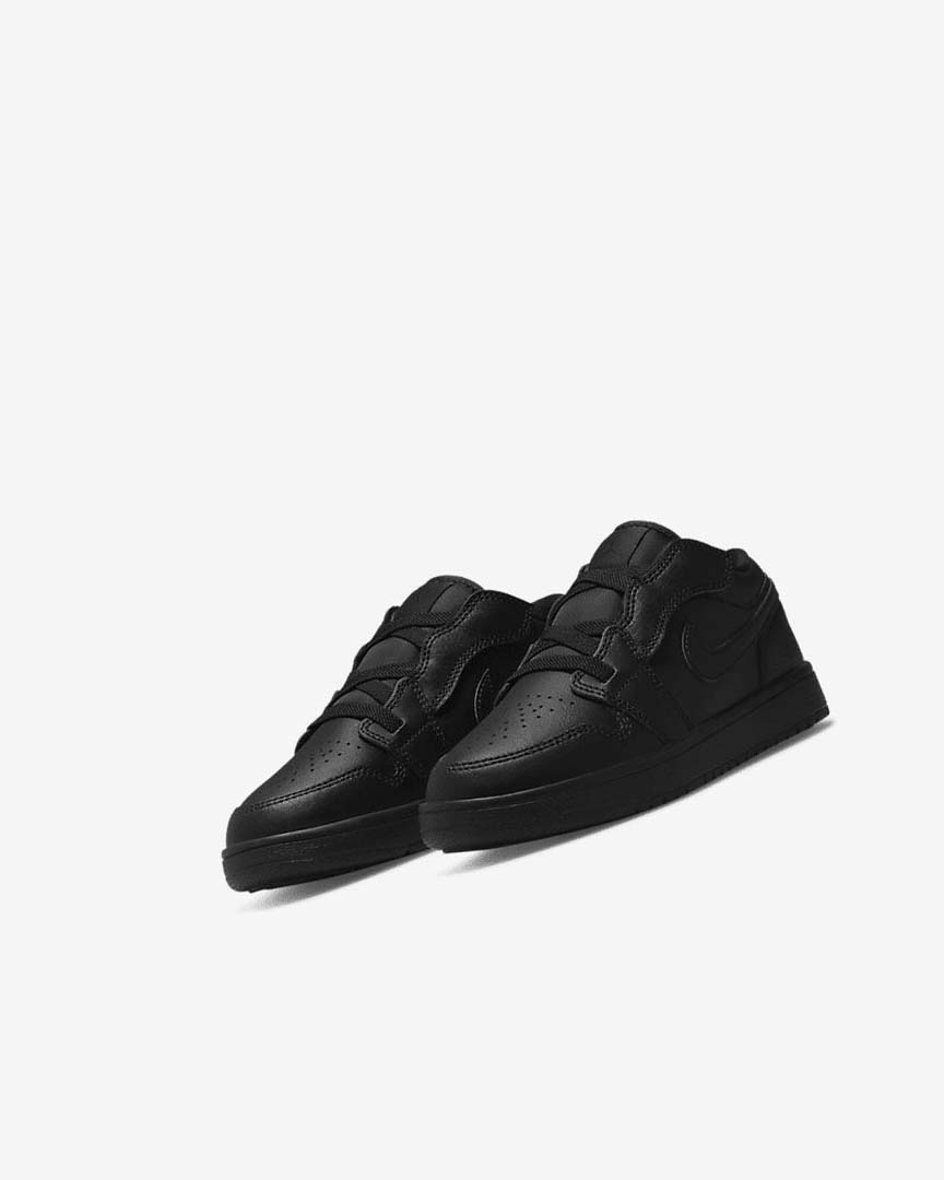 Black / Black / Black Nike Jordan 1 Low Alt Boys' Shoes | CA_4799