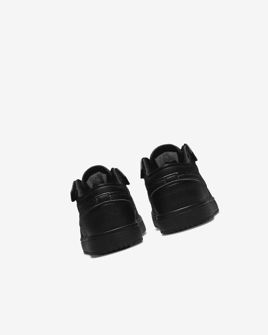 Black / Black / Black Nike Jordan 1 Low Alt Boys' Shoes | CA_4799