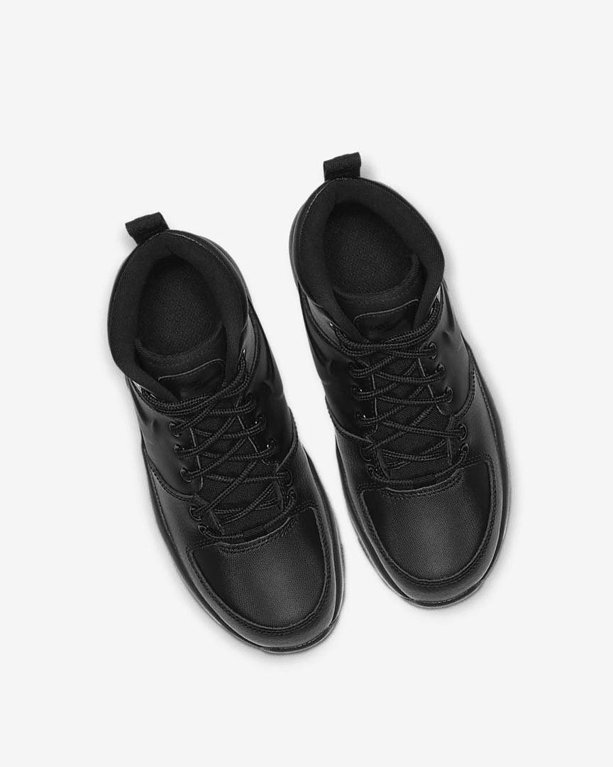 Black / Black / Black Nike Manoa LTR Boys' Boots | CA_1157