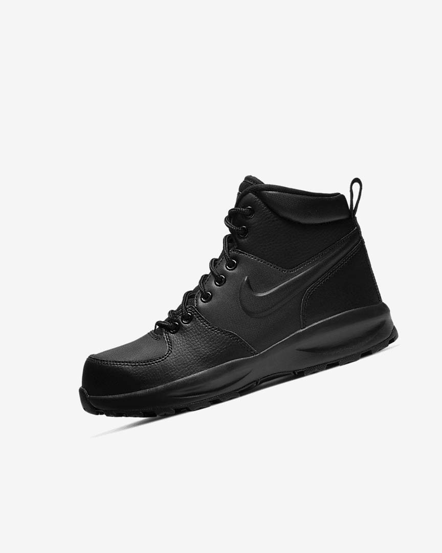 Black / Black / Black Nike Manoa LTR Girls\' Boots | CA_5132