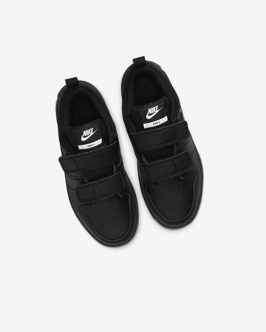 Black / Black / Black Nike Pico 5 Boys' Shoes | CA_2530