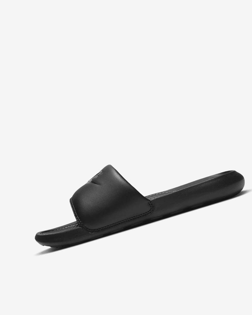 Black / Black / Black Nike Victori One Women\'s Slides | CA_3094