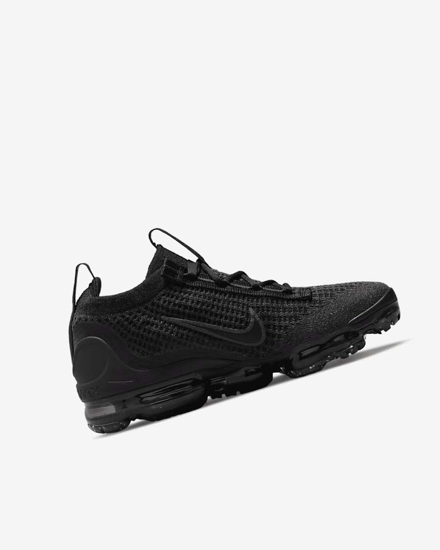 Black / Black / Dark Grey / Black Nike Air VaporMax 2021 FK Boys' Sneakers | CA_4804