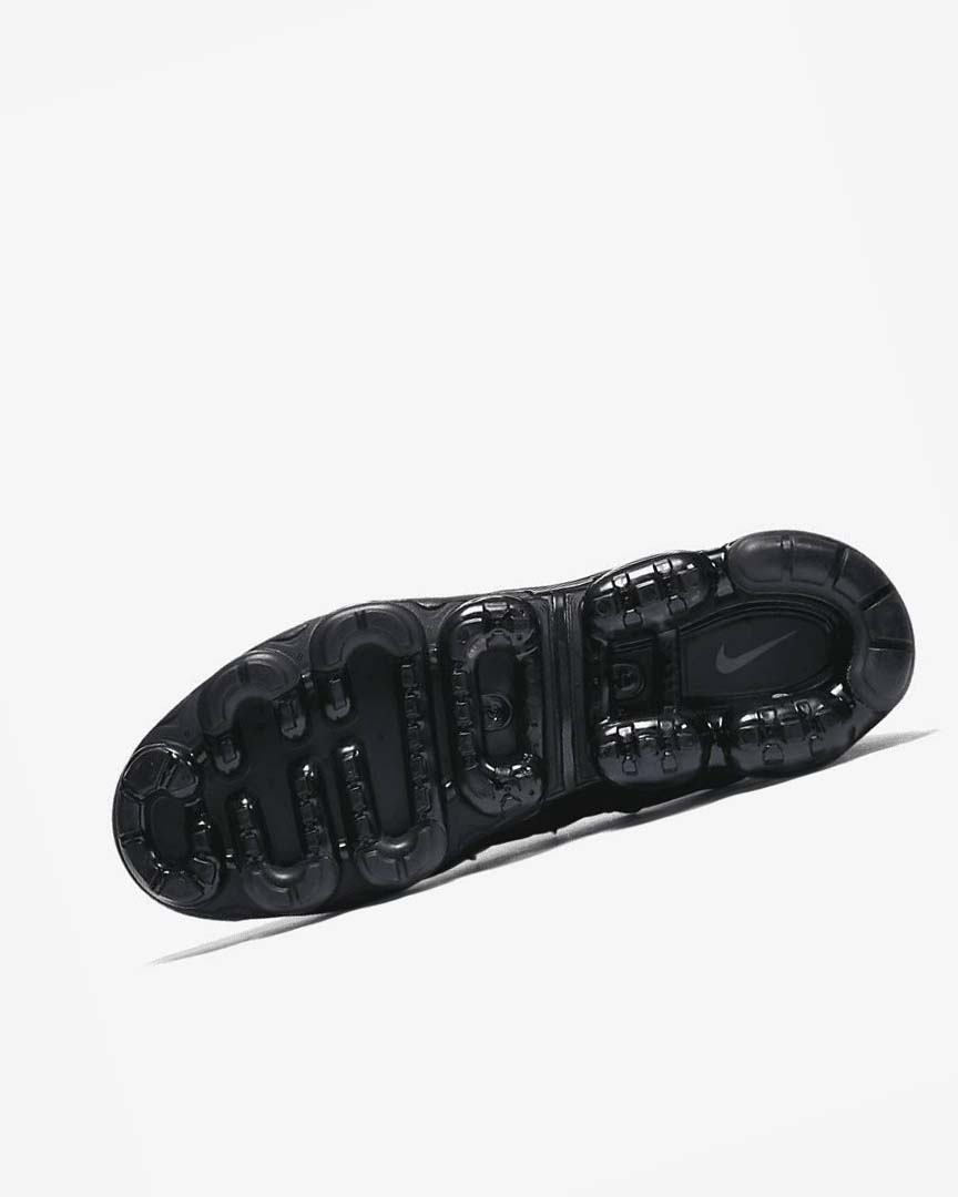 Black / Black / Dark Grey Nike Air VaporMax Plus Men's Sneakers | CA_3207