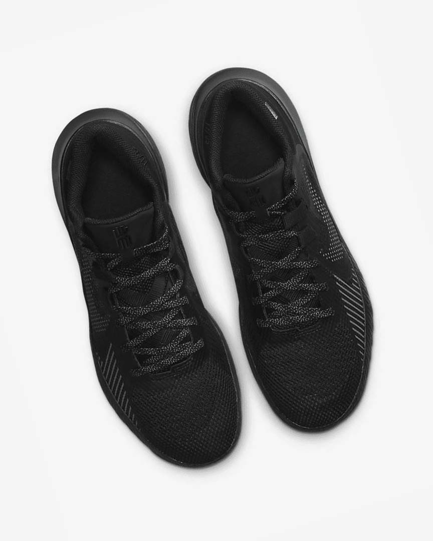 Black / Black / Grey Nike Kyrie Flytrap 5 Men's Basketball Shoes | CA_2983