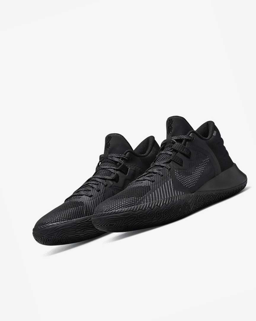 Black / Black / Grey Nike Kyrie Flytrap 5 Men's Basketball Shoes | CA_2983