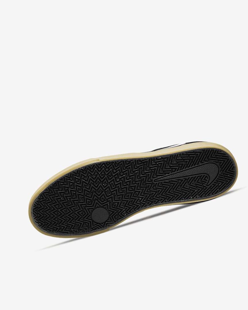 Black / Black / Light Brown / White Nike SB Chron 2 Women's Skate Shoes | CA_3042