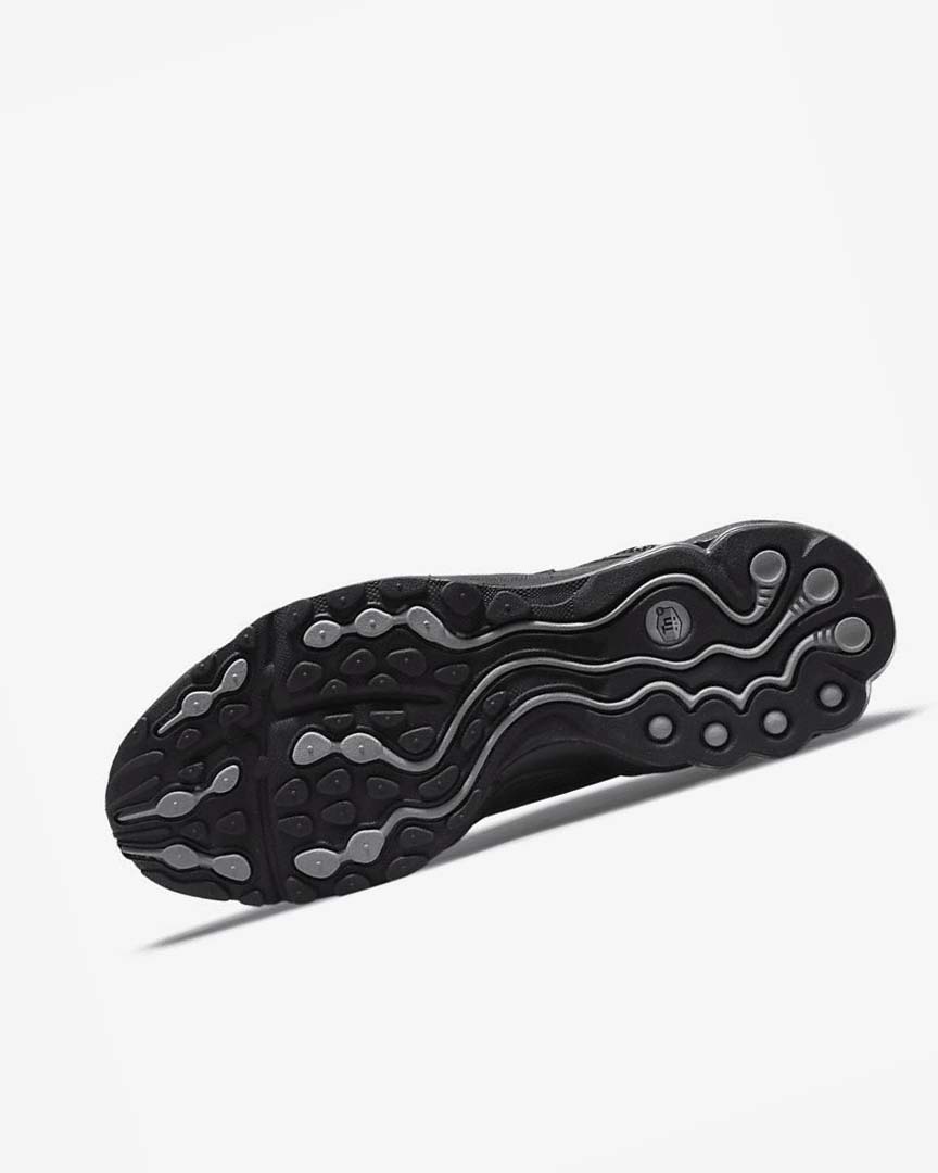 Black / Black / Metal Silver / Black Nike Air Tuned Max Men's Sneakers | CA_5335
