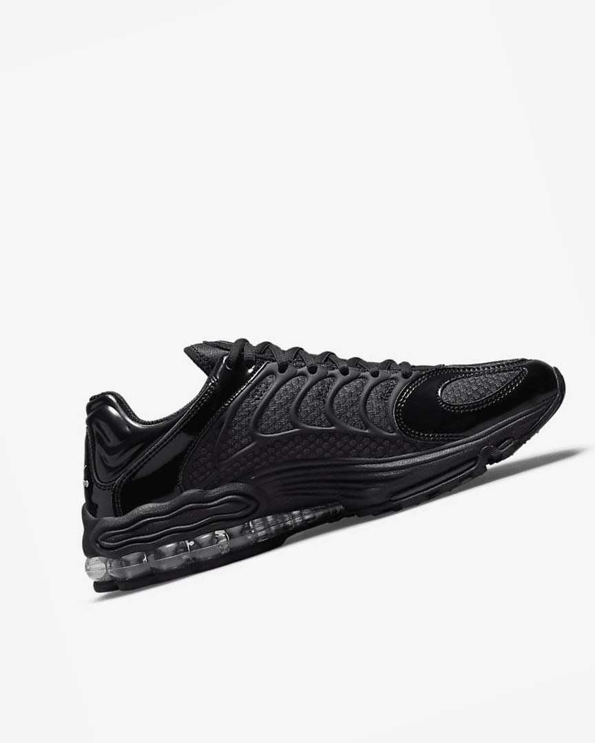 Black / Black / Metal Silver / Black Nike Air Tuned Max Men's Sneakers | CA_5335