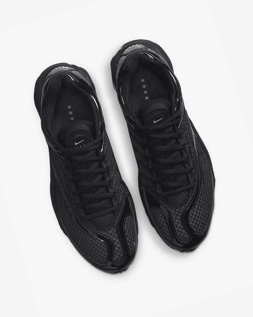 Black / Black / Metal Silver / Black Nike Air Tuned Max Men's Sneakers | CA_5335