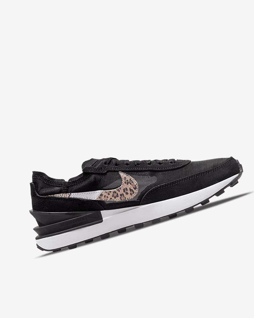 Black / Black / Multicolor Nike Waffle One SE Women's Sneakers | CA_5516