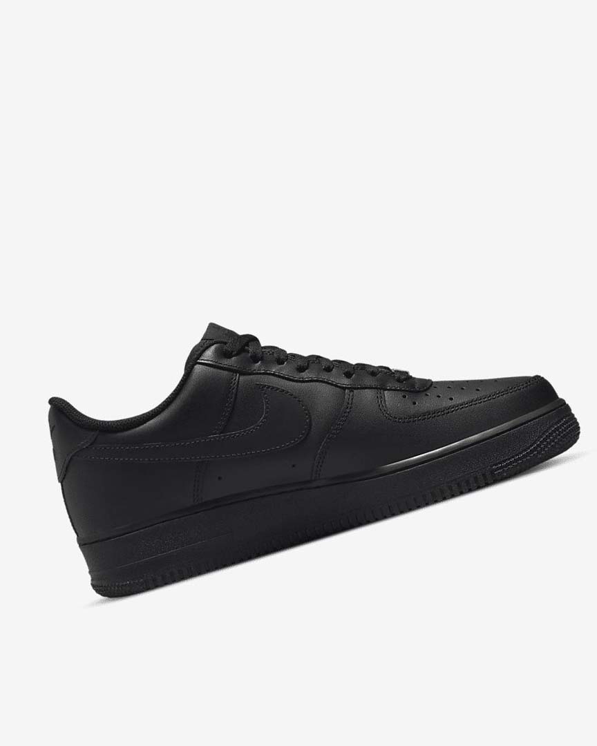 Black / Black Nike Air Force 1 '07 Men's Sneakers | CA_5000