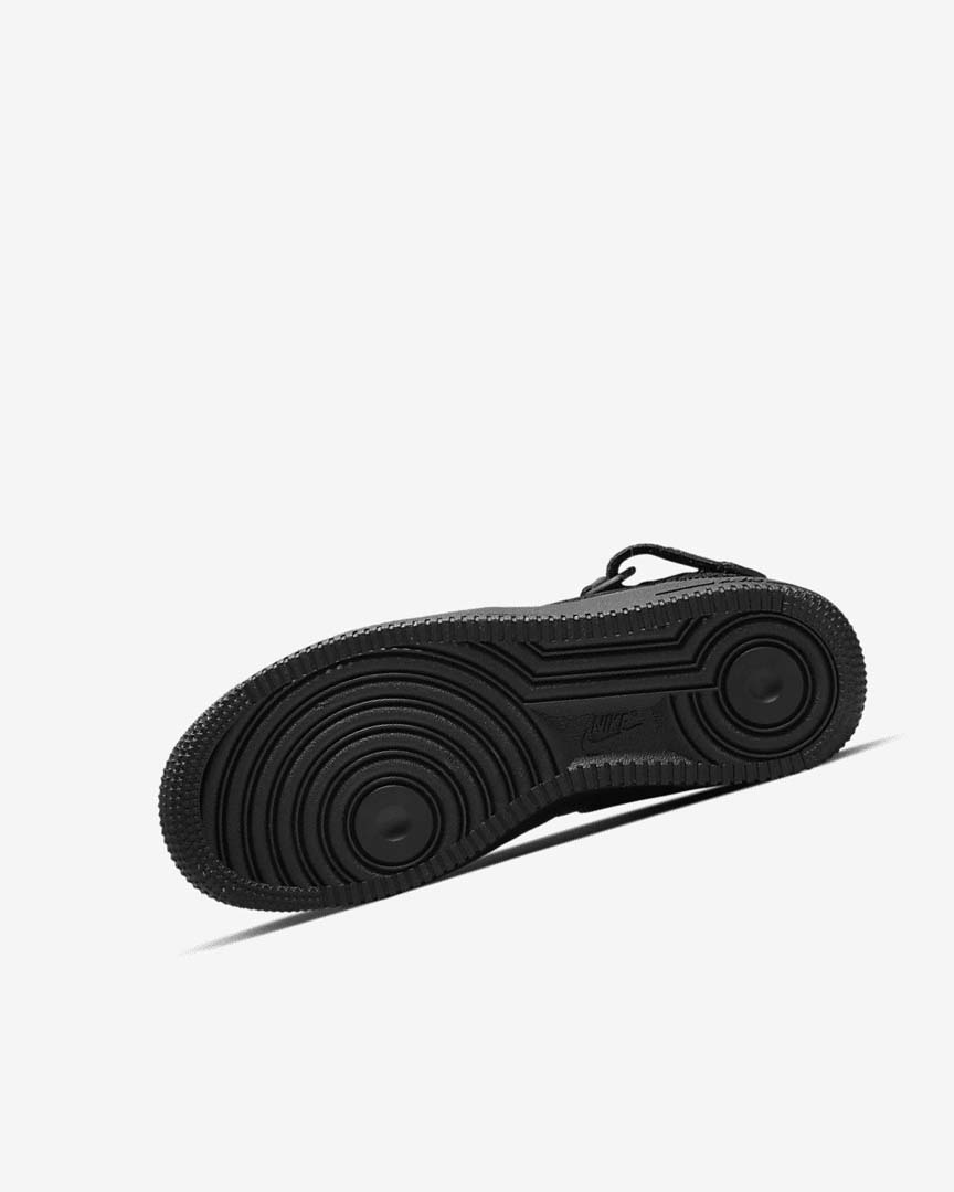 Black / Black Nike Air Force 1 Mid LE Boys' Sneakers | CA_3104