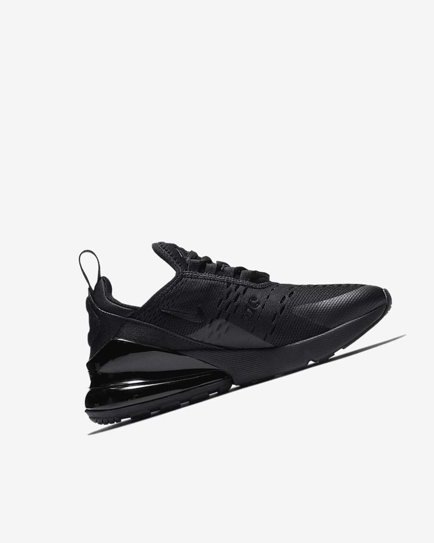 Black / Black Nike Air Max 270 Girls' Casual Shoes | CA_5260