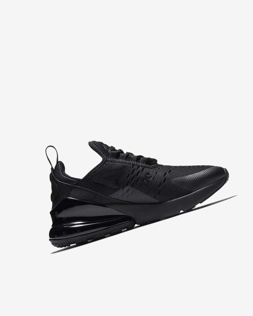 Black / Black Nike Air Max 270 Girls' Casual Shoes | CA_5260