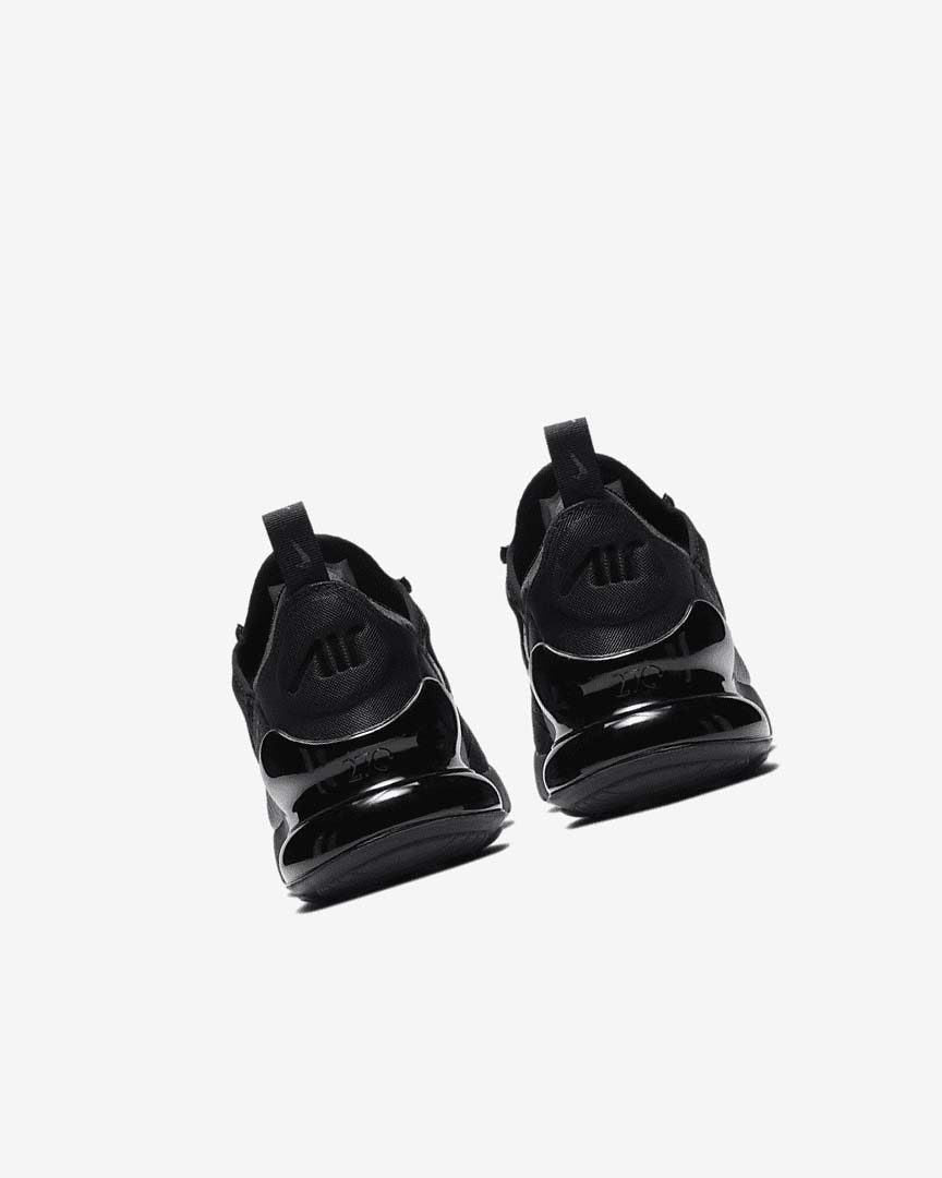 Black / Black Nike Air Max 270 Girls' Casual Shoes | CA_5260