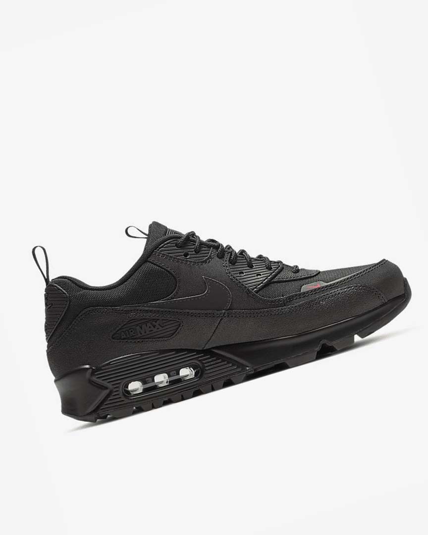 Black / Black Nike Air Max 90 Surplus Men's Sneakers | CA_5537