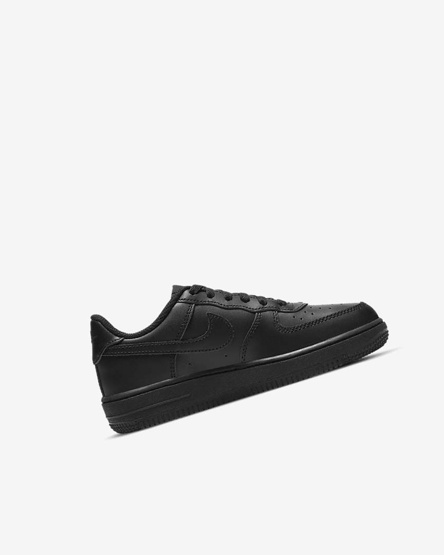 Black / Black Nike Force 1 LE Girls' Shoes | CA_2678