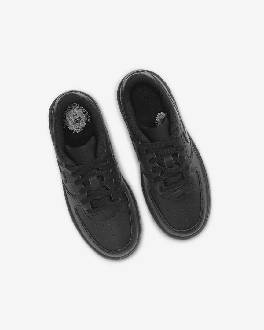 Black / Black Nike Force 1 LE Girls' Shoes | CA_2678