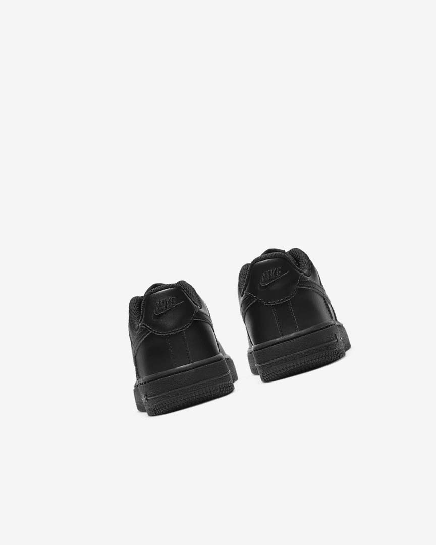 Black / Black Nike Force 1 LE Girls' Shoes | CA_2678