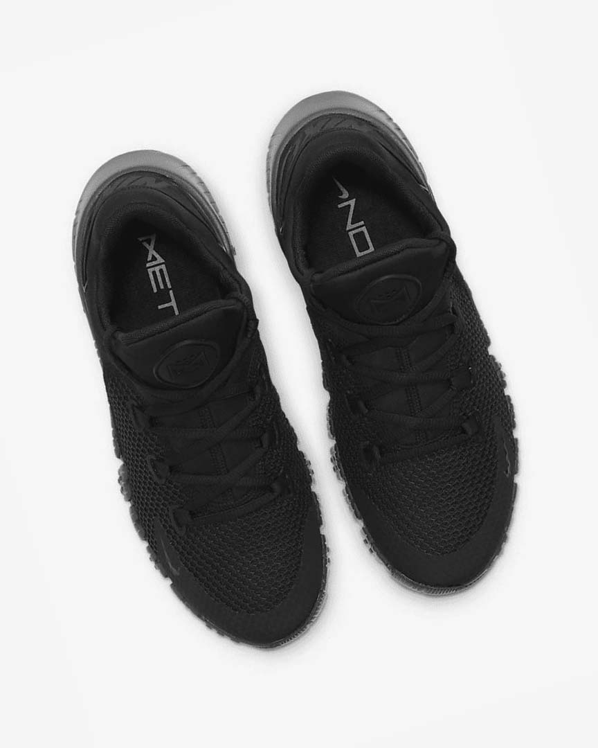 Black / Black Nike Free Metcon 4 Men's Training Shoes | CA_2255