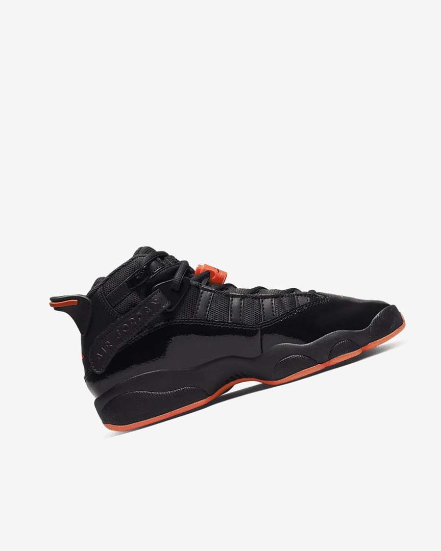 Black / Black Nike Jordan 6 Rings Boys' Basketball Shoes | CA_3231
