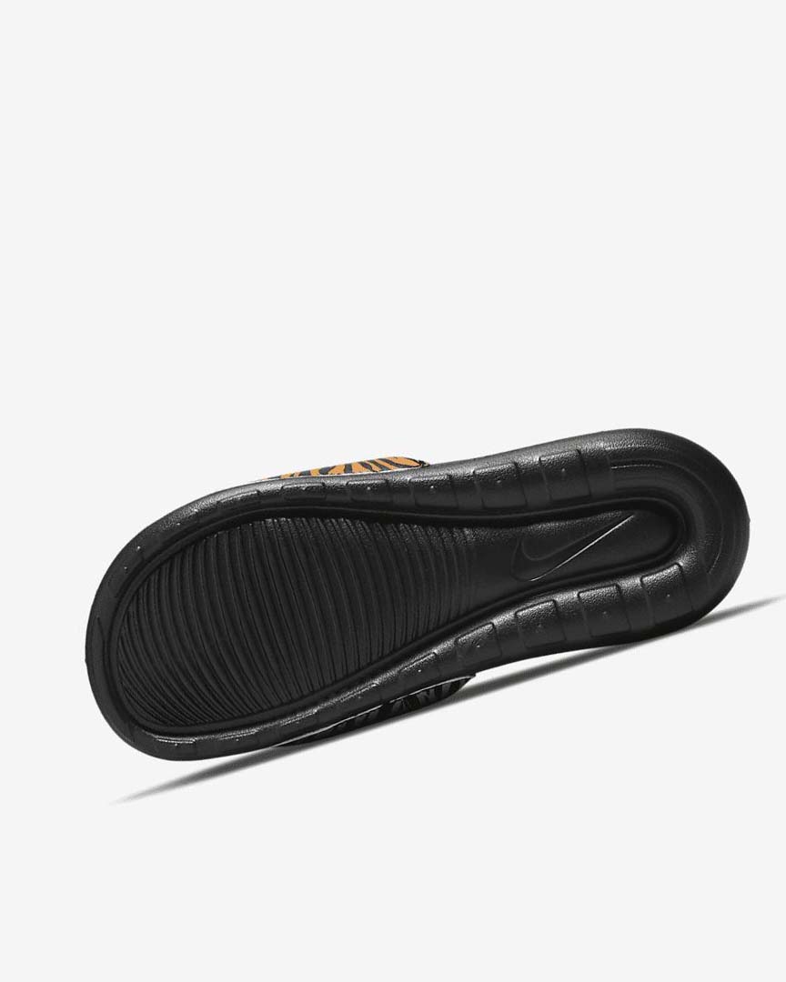 Black / Black Nike Victori One Women's Slides | CA_2395